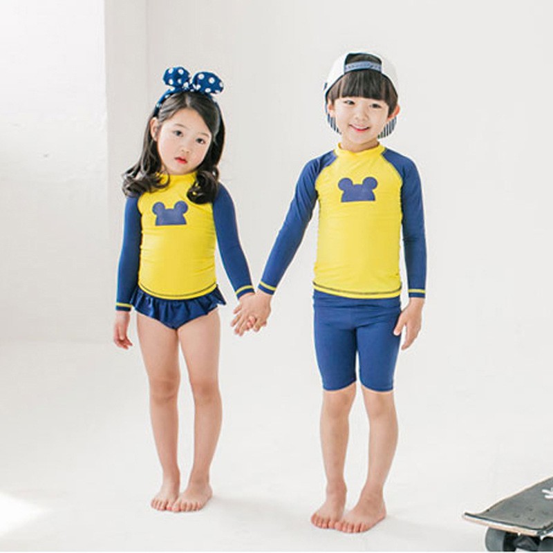 boys long sleeve swimsuit