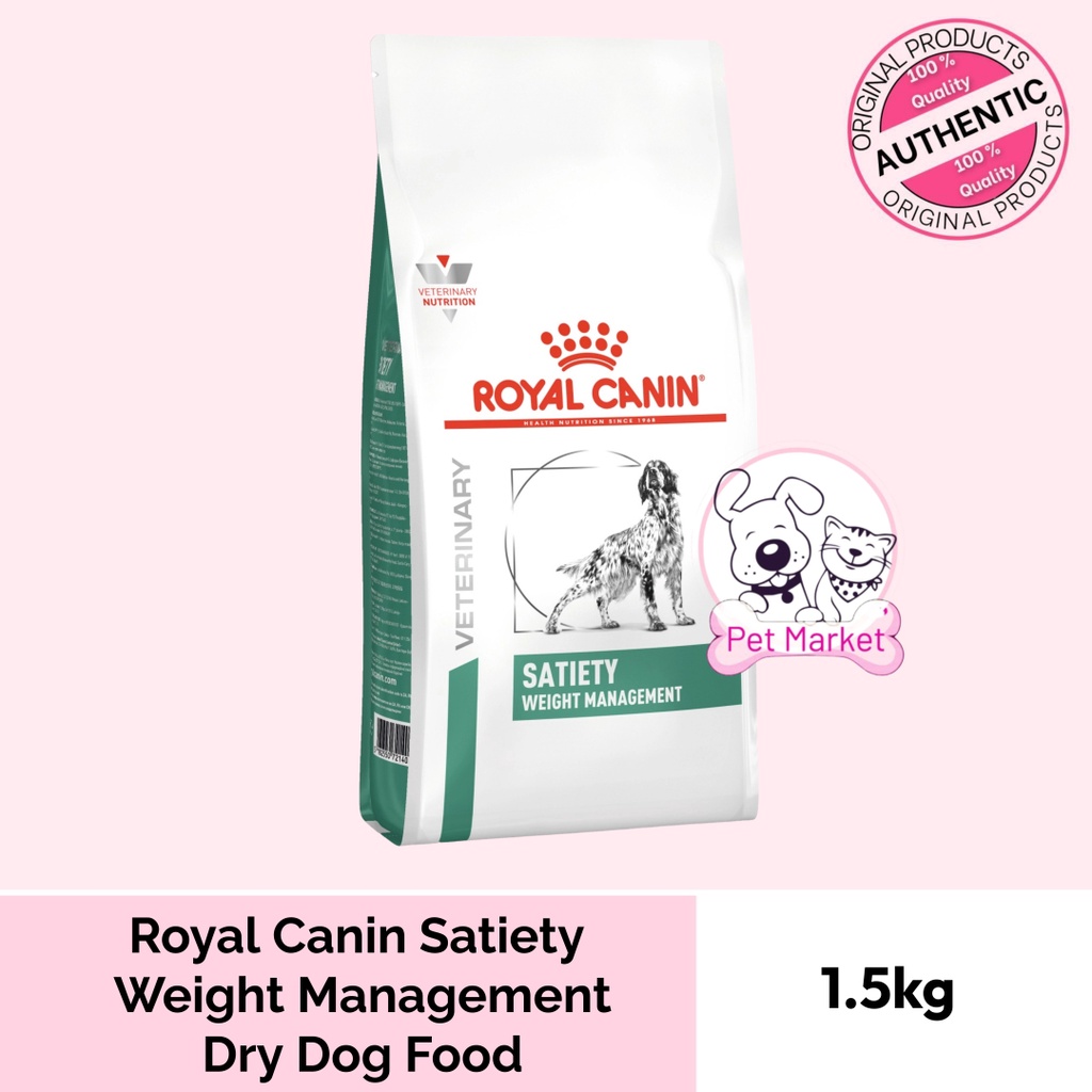 ROYAL CANIN SATIETY WEIGHT MANAGEMENT DRY DOG FOOD 1.5KG Shopee