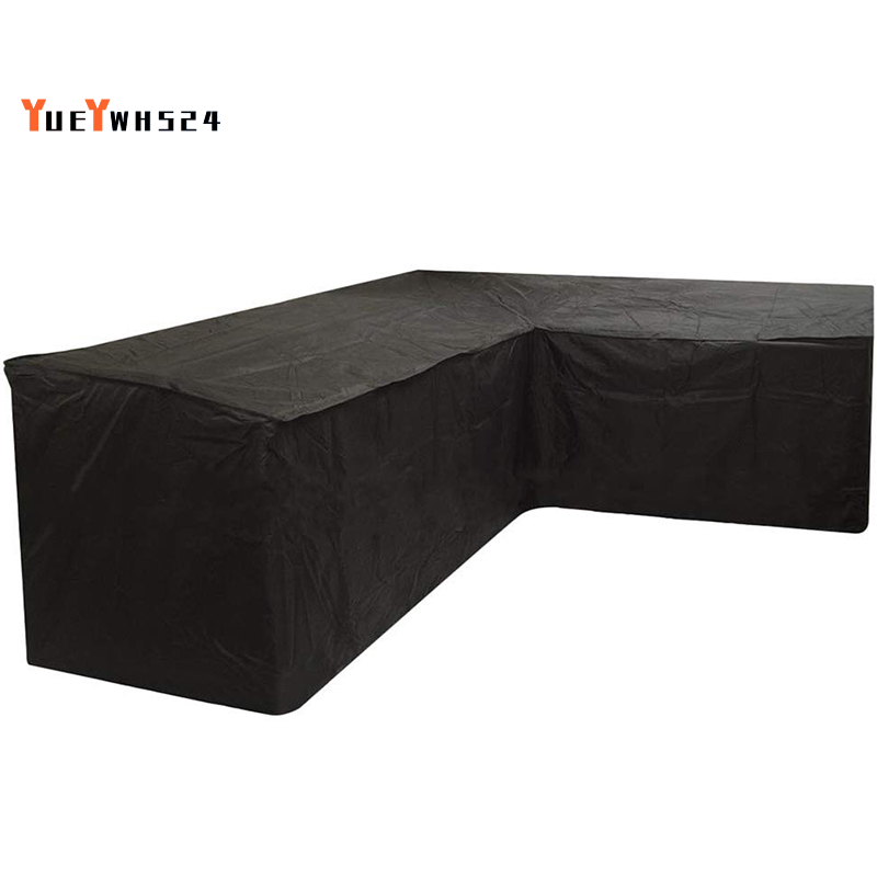 Garden Furniture Covers Waterproof Patio Dustproof Outdoor Dining Set Furniture Sofa Protector With Storage Bag For Moving Or Sunscreen 215x215x80cm Black Shopee Philippines