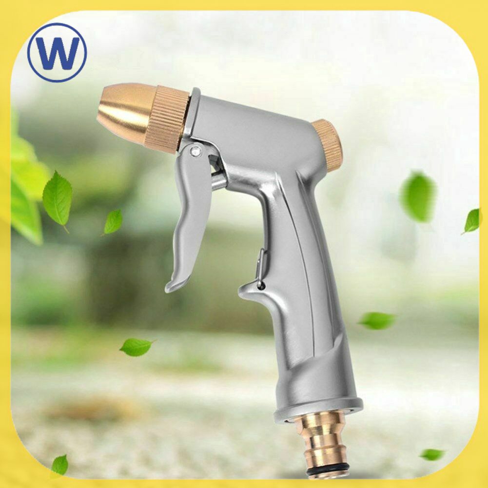 Ready New Metal High Pressure Water Spray Brass Nozzle Garden Hose Pipe