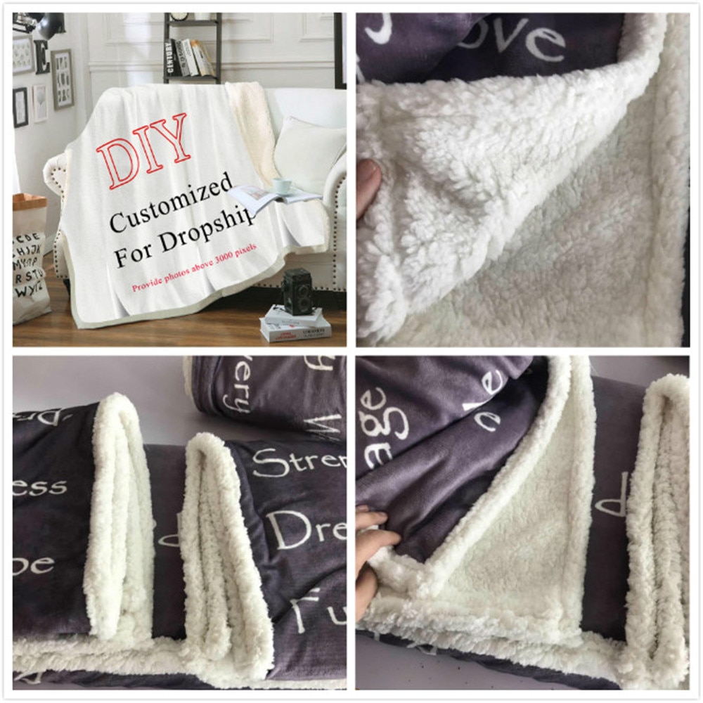 Customized Flannel Blanket Plush Personalized Blankets For Beds Customized Flannel Blanket Plush Personalized Blankets For Beds