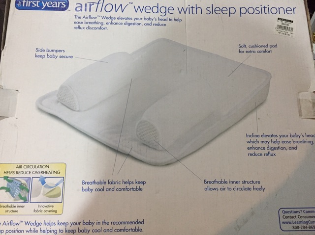 airflow wedge with sleep positioner