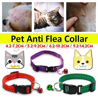 Pet Cat Puppy Dog Nylon Collar Strap Anti Flea Ticks Mosquitoe Louse Protection