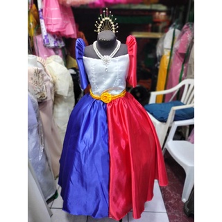 filipiniana flag gown for kids/adult #1
