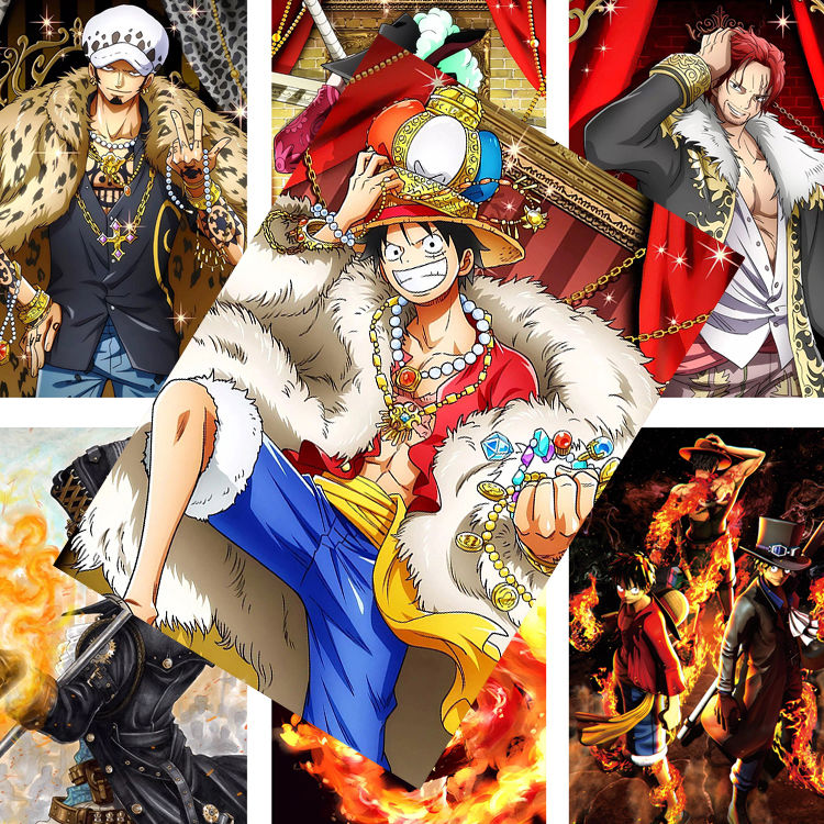 One Piece Poster One Piece Peripheral Luffy Ace Bounty Order Wanted Super  HD Wallpaper Wall Sticker | Shopee Philippines