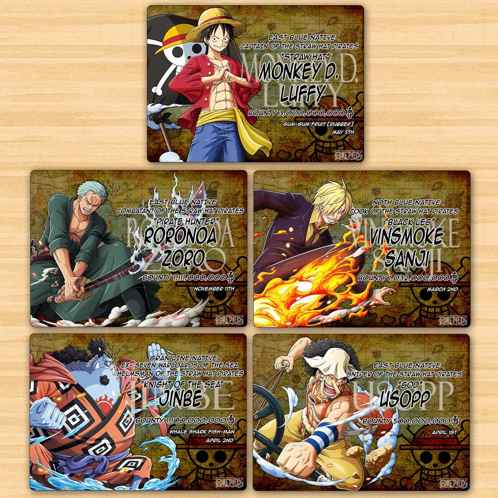 ONE PIECE STRAWHATS PIRATES Photocards [SOLD PER PIECE][UPDATED ...