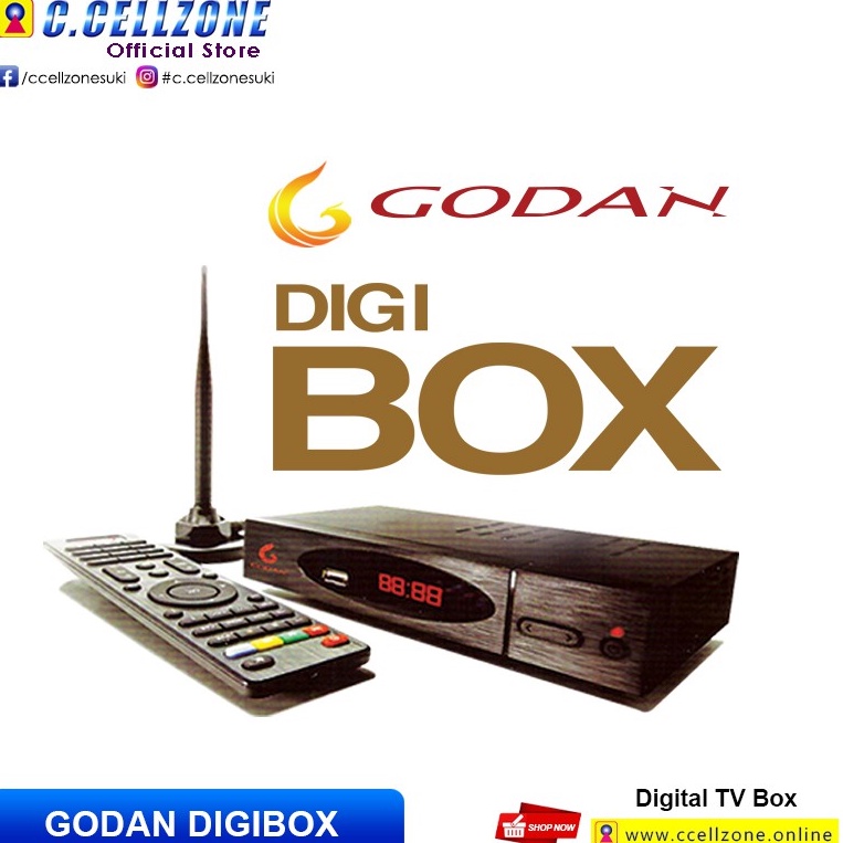 Cellzone Godan Digibox Unit Digital Antenna | Shopee Philippines