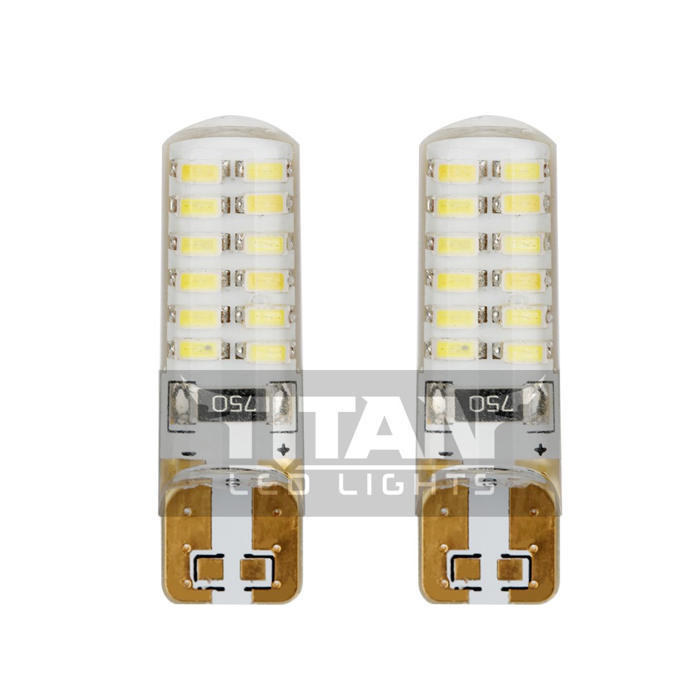 π΅π2pcs T10 Led Park light Premium Gold Plated / Peanut Bulb / W5W - Plug & Play