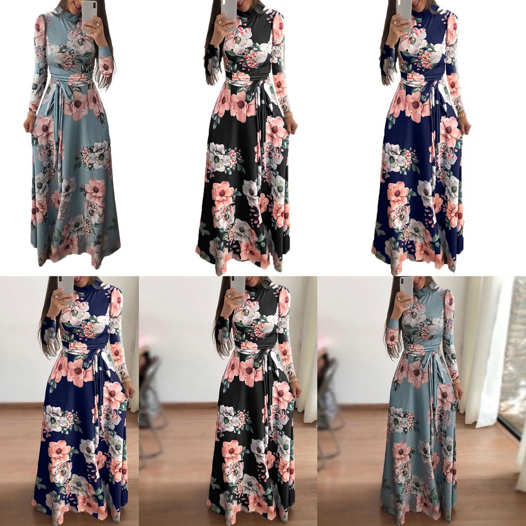 womens floral maxi dress