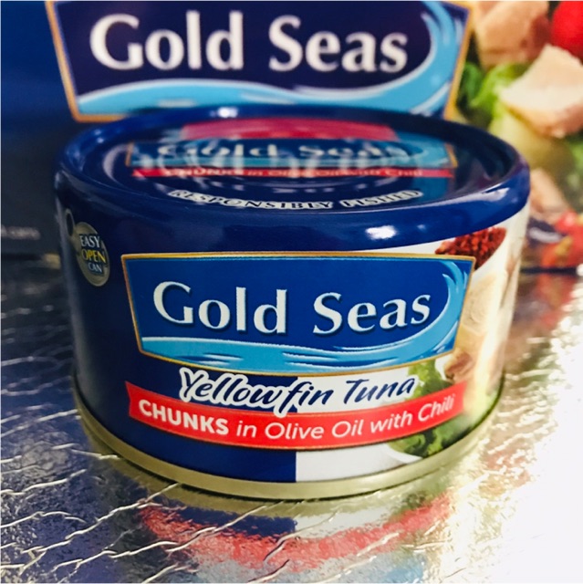 Gold Seas Yellowfin Tuna Chunks in Olive Oil Shopee Philippines