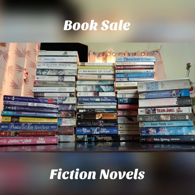 BOOKSALE Preloved Pocketbook Assorted Fiction Novels from Various