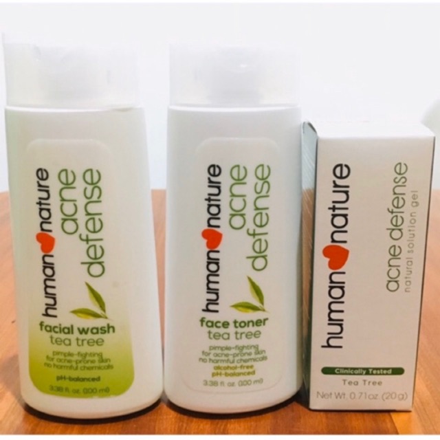human nature tea tree facial wash