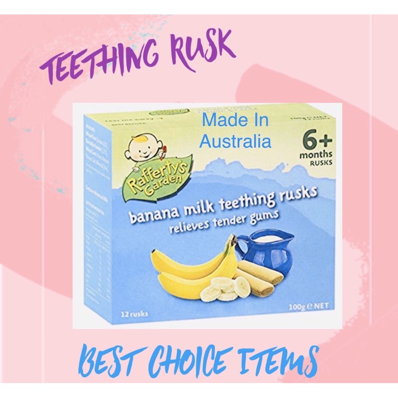 teething rusks coles