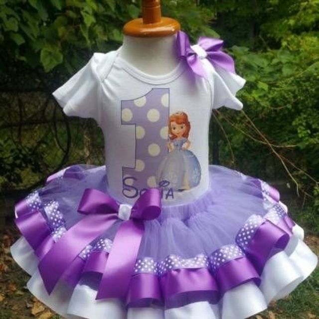 sofia the first tutu set
