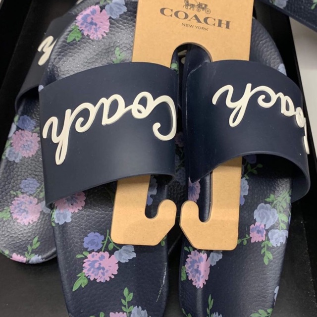 floral coach slides women
