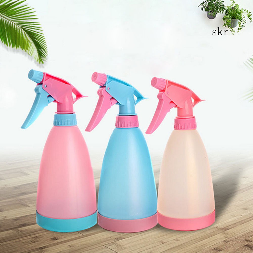 SKR Handheld Watering Can Round Spray Bottle Liquid Water Sprinkler