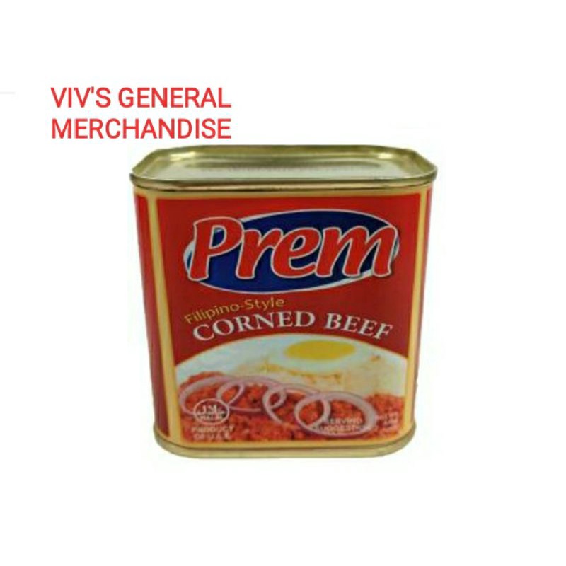 Prem Filipino Style Corned Beef ( 340 g ) Shopee Philippines