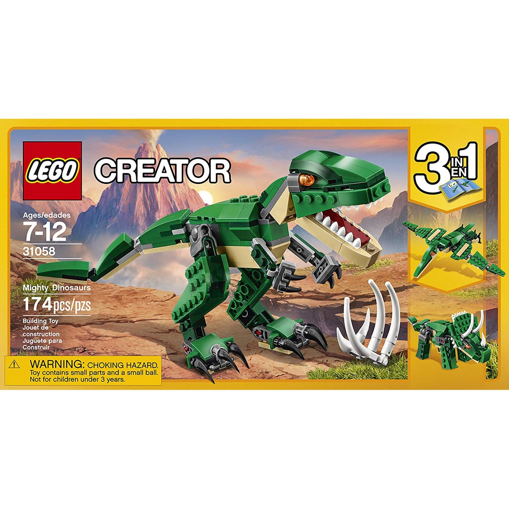 lego t rex 3 in 1