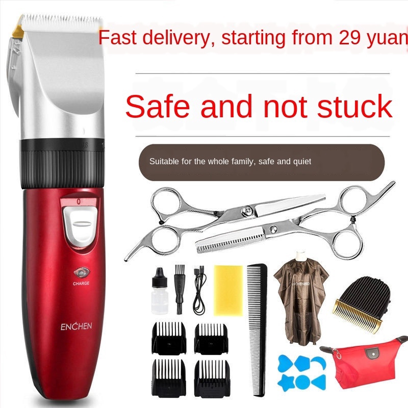 hair clipper set with scissors