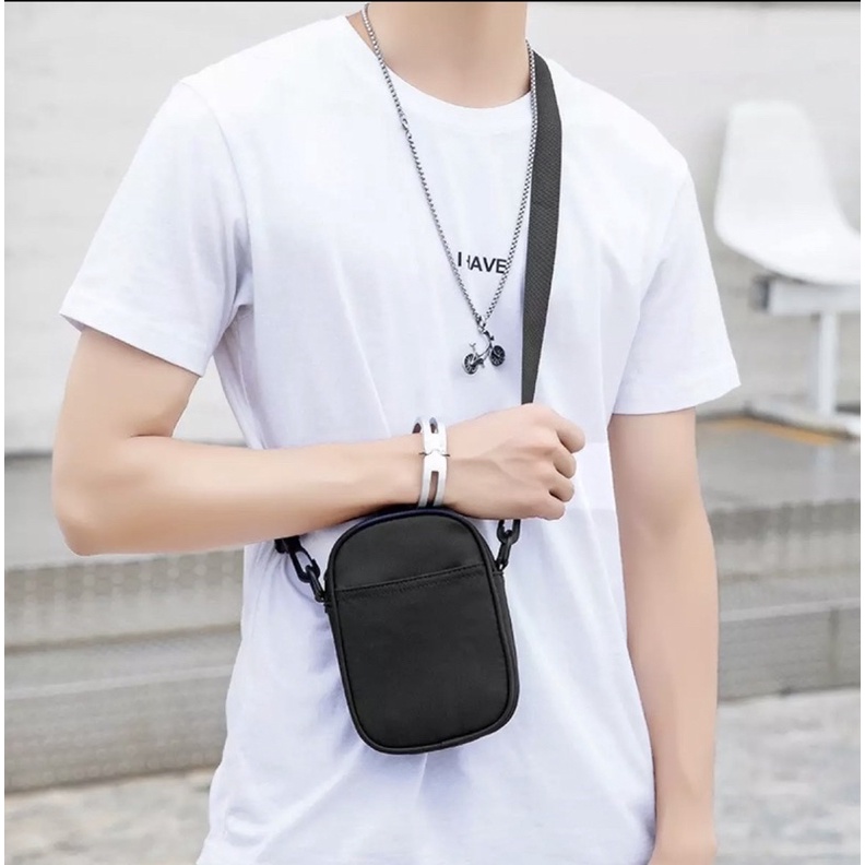 men mini shoulder bag