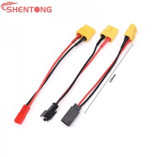 XT30 Male to SM 2Pin Male 20AWG 10CM Wire For LED RC lipo battery FPV 