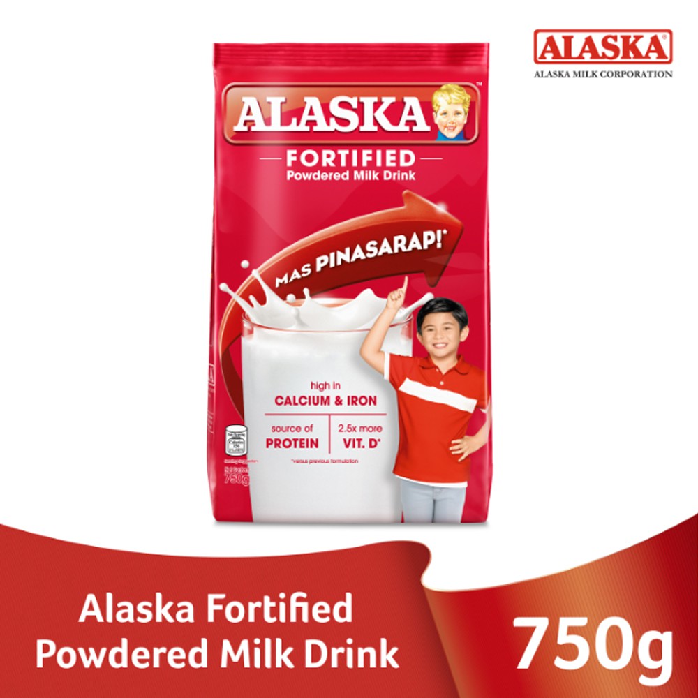 Alaska Fortified Powdered Milk Drink 750g Shopee Philippines