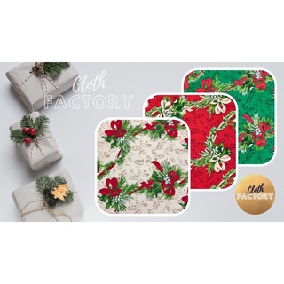 Christmas Critona Fabrics Sold Per Yard 64”width (Ribbonette Design)