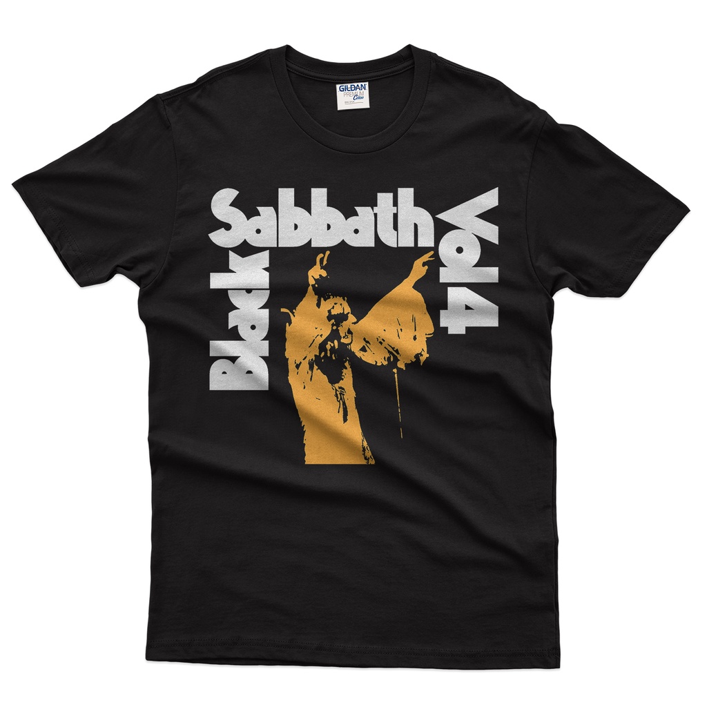 READY STOCK Top Quality Metal Band Shirt Custom Print Streetwear Black Sabbath Vol. 4 Tshirt