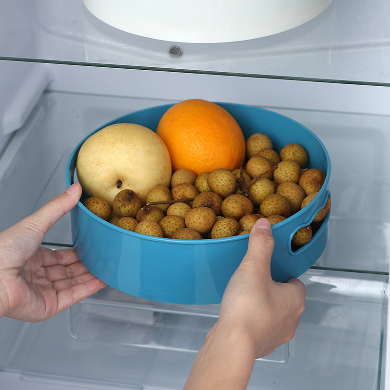 Multifunctional Kitchen Storage Box/360 Degree Rotating Storage Tray/Bathroom Storage Organizer