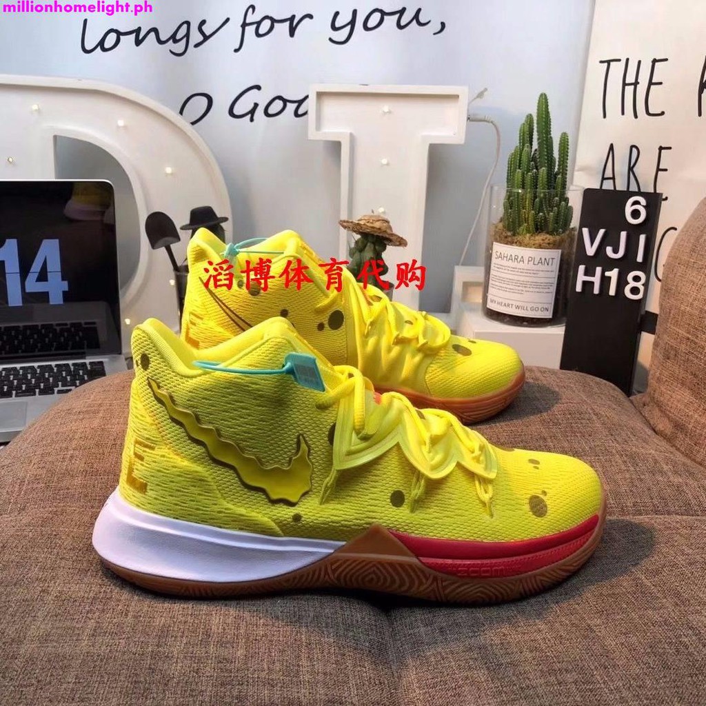 Nike Kyrie 5 Just Do It White Green Marvelous Quality Shopee