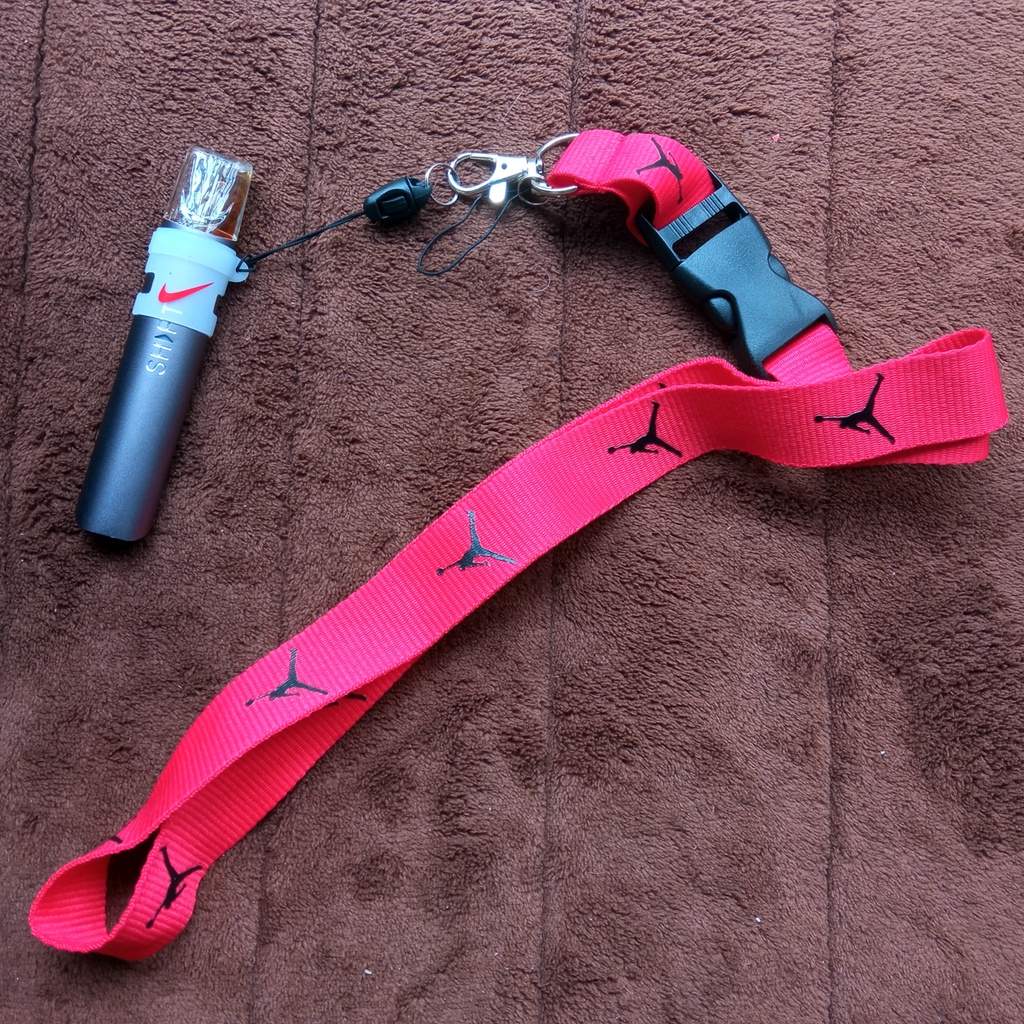 Jordan Red Vape Holder Lanyard ID Lace Universal Necklace Silicone Ring RELX YOOZ SHIFT Essential