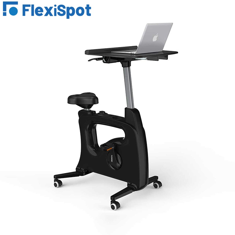 stationary bike for standing desk