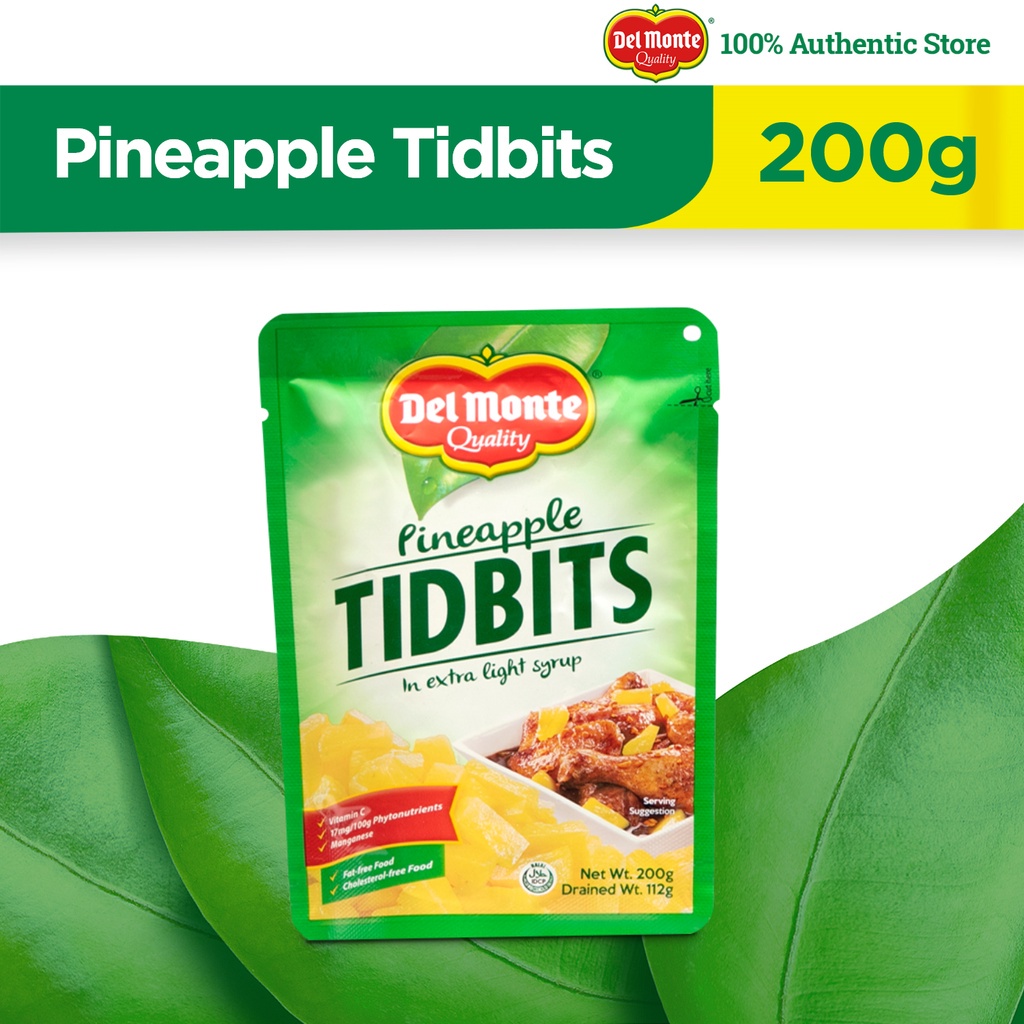 DEL MONTE Pineapple Tidbits for Delicious, Healthy and Appetizing Meals