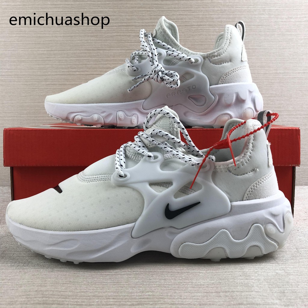 nike presto react all white