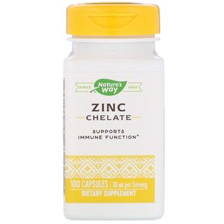 Nature's Way, Zinc Chelate, 30 mg, 100 Capsules #3