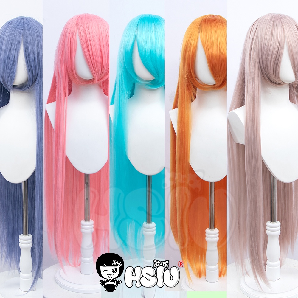 2021◈▫「HSIU Brand」 New style Cosplay Long Wig Anime Party wigs 44 color  100cm Colourful wig Fiber | Shopee Philippines