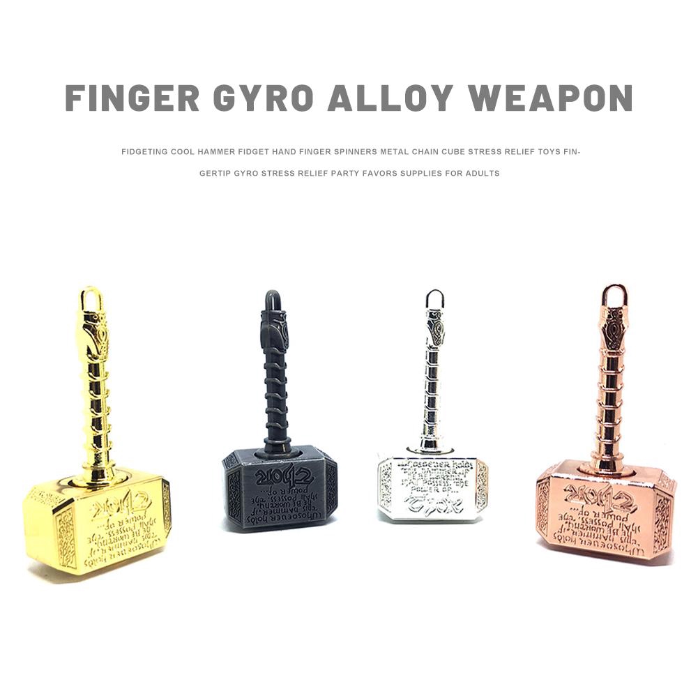 Play Fidgeting Cool Hammer Fidget Hand Finger Spinners Metal Chain Cube Stress Relief Toys Fingertip Gyro Stress Relief Party Favors Supplies For Adults Shopee Philippines