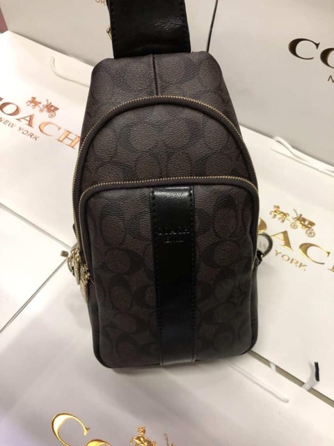 coach side bag mens