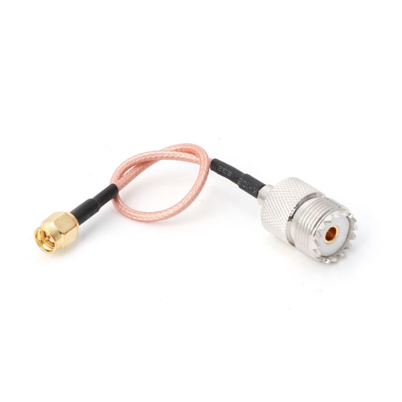 1x PL259 SO239 UHF to 2x MCX Male/Female GPS Splitter/Combiner Y Adapter cable 
