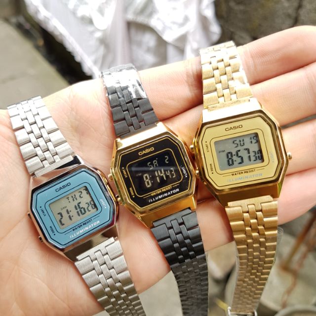 casio a168 size