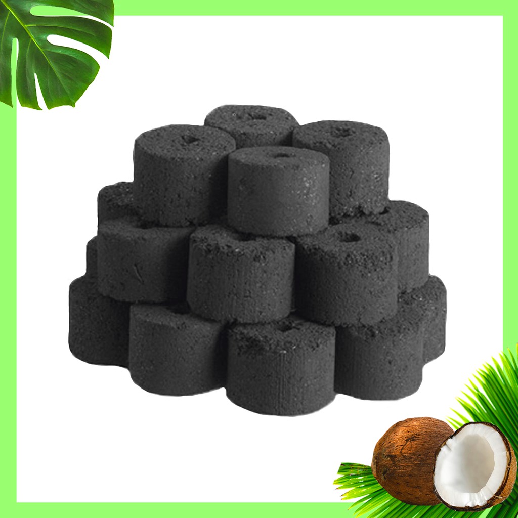 Cocolily Uling Charcoal Briquettes [6 Pc] (approx. 1/2kg) for Outdoor