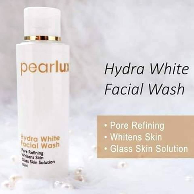 hydra white face wash