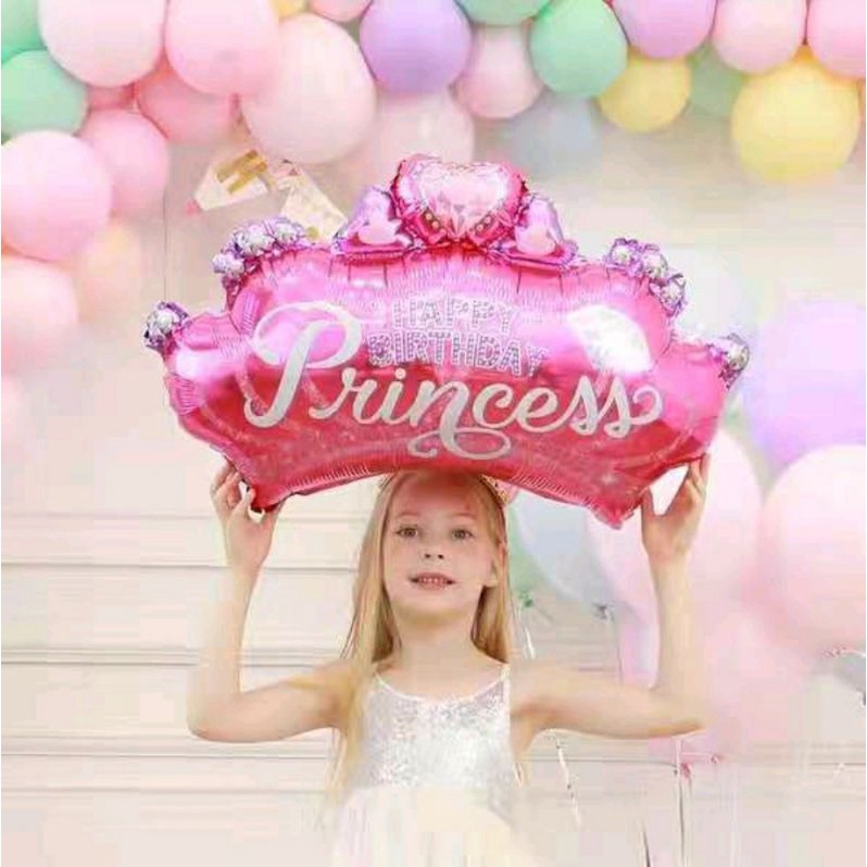 [DV88] Princess Crown Foil Balloon 2ft