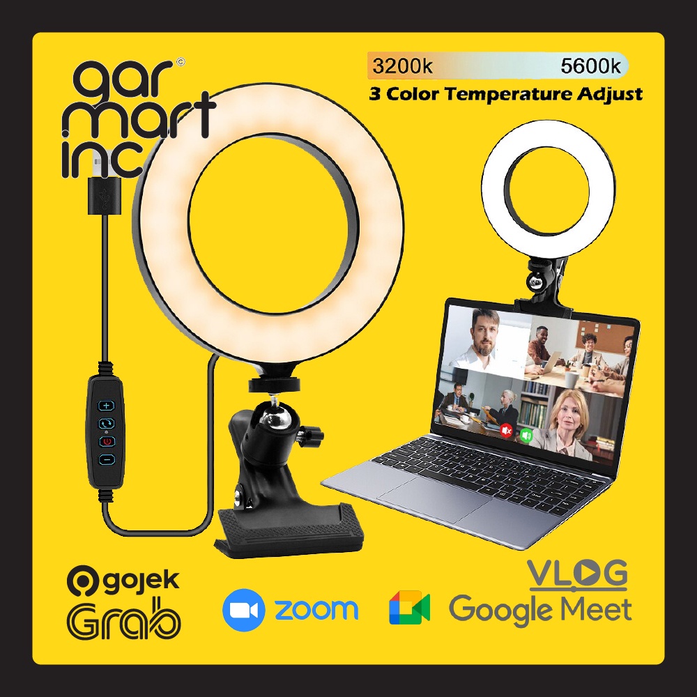 Lighting MEETING Video Conference Ring Light WFH Goolge MEET ZOOM