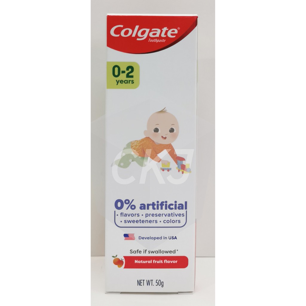 Colgate Kids Free Baby Toothpaste 50g for 02 Years Old Shopee