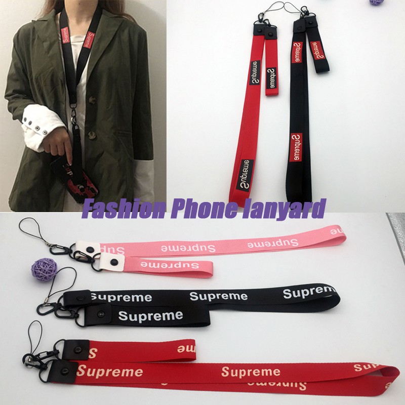 supreme nylon lanyard
