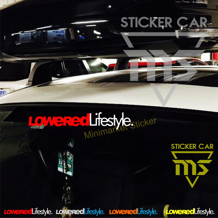 lowered lifestyle decal