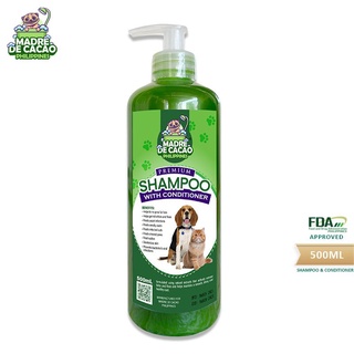 Madre De Cacao PH Premium Organic Shampoo for Dog with Conditioner 500ml FDA Approved
