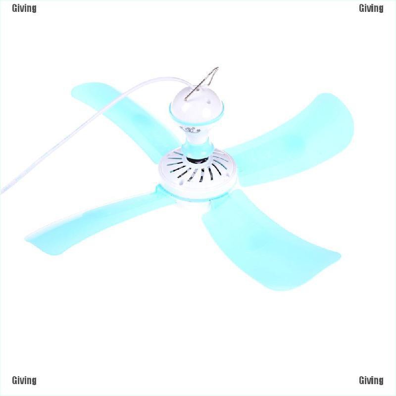 Giving Summer Cool Mosquito Net Electric Fan Portable Silent