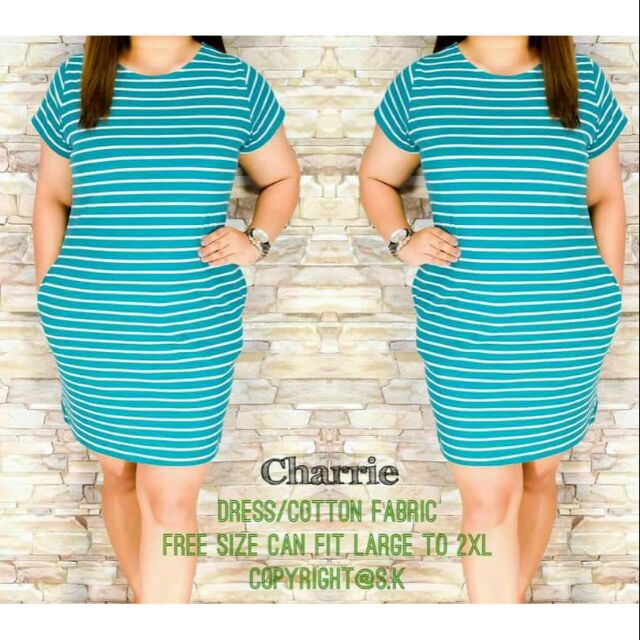 teal cotton dress